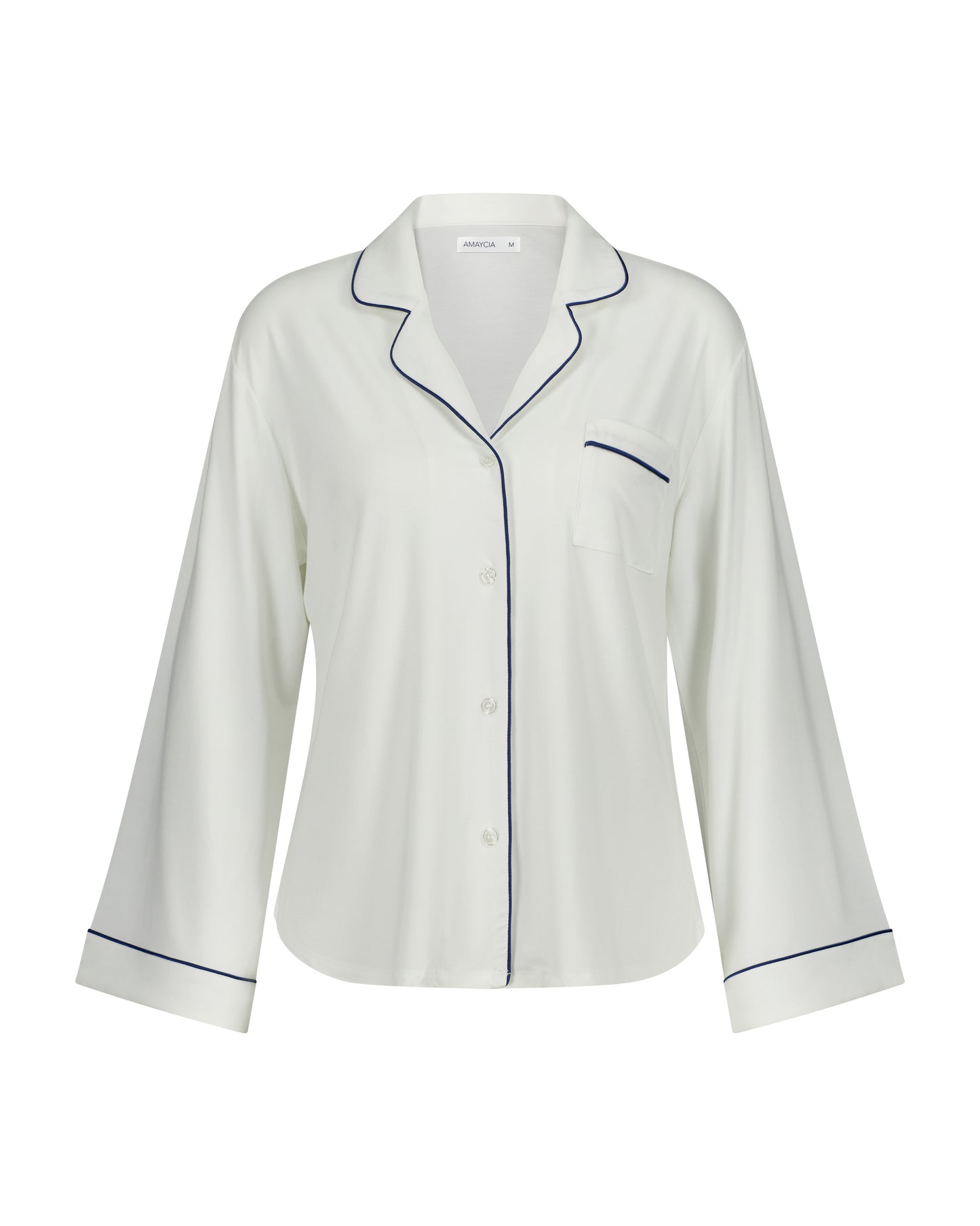Serenity Long Sleeve Top - Pearl