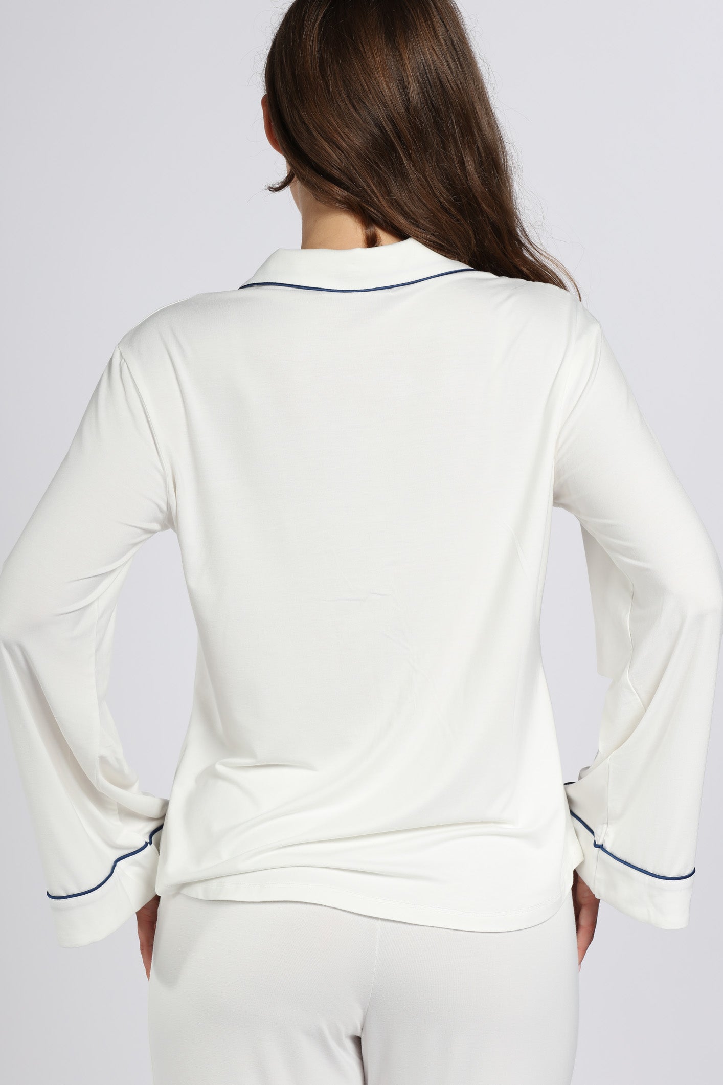 Serenity Long Sleeve Top - Pearl