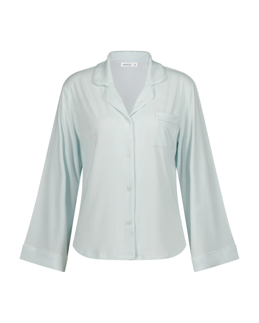 Serenity Long Sleeve Top - Aqua Frost